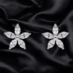 crash.club by CKC 925 Sterling Silver Starlit Bloom Marquise Stud Earrings-image-24