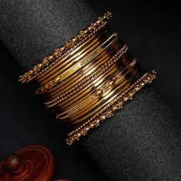 YouBella Gold Plated Stylish Traditional Bangle Set-image-93