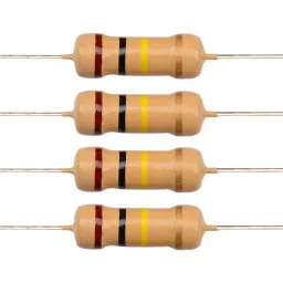 Invento 100Pcs 100K Ohm Carbon Film Resistor 1/4 W-48