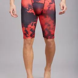 AESTHETIC NATION Men Printed Knee-Length Training or Gym Tight-picture-19