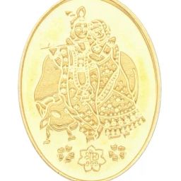 Sri Jagdamba Pearls Radha Krishna 24k (999) 10gm Gold Coin-image-24