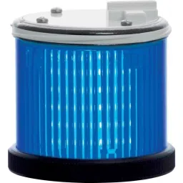 RS PRO 24 V AC/DC Flashing & Steady LED IP66 Multiple Effect Beacon Blue Lens, 1902892-13