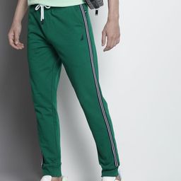 Nautica Men Joggers with Side Tape Detailing-image-1