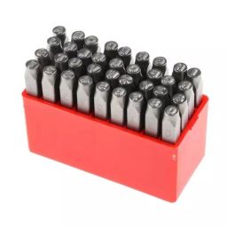 RS PRO 4mm x 36 Pc Engraving Letter Punch Set 27 Pcs x Capital A-Z English Letter Stamp 9, 8754770-22