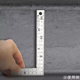 Shinwa Rules Thick Wide Curved Scale Silver 2 mm Thickness, 9434266-20