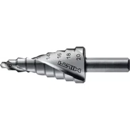 Hilti Hss Step Drill Bit Premium Class 4 - 20 mm Diameter range, 2312458-19