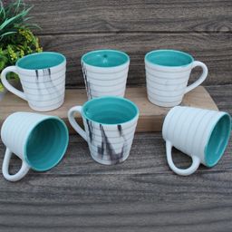 laghima jadon Multicoloured Printed Ceramic Glossy Cups Set of Cups and Mugs image 2