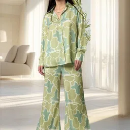 Moda Rapido Women Printed Cotton Blend Co-Ord Set-picture-20