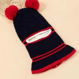 EL REGALO Kids Self Design Wool Balaclava image 3