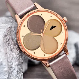 DOUBLERUN Women Dial & Leather Bracelet Style Straps Analogue Watch H05NNMT-557-image-63
