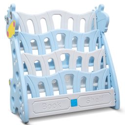 Ehomekart Plastic Bookshelf And Organizer For Kids - Multi-Purpose Shelves For Books Storage - Book Shelf Cabinet - Perfect For Home, Play Schools & Kindergarten - Portable And Lightweight-28
