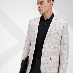 INVICTUS Slim Fit Checked Single-Breasted Semiformal Blazer-picture-26