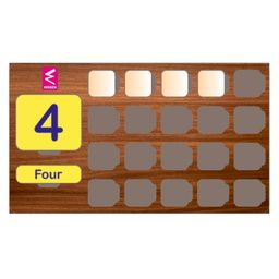 WISSEN Number Counting Game Puzzle From 1 to 20 Multicolour - 20 Pieces image 2