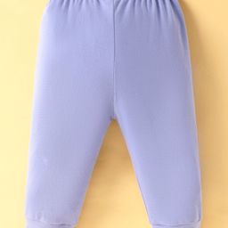 Tango Interlock Knit Full Length Lounge Pant with Mini Hero  Print - Blue image 2