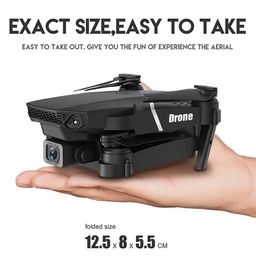 zyamalox Foldable Drone with Camera: Remote-Controlled Quadcopter and Mini Aeroplane for Kids and BeginnersProfessional and Toy Drone (white) image 3