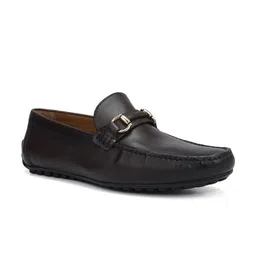 ROSSO BRUNELLO Men Leather Formal Loafers-image-6