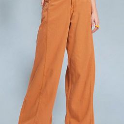 Chemistry Women Flared High-Rise Slash Knee Jeans-image-14