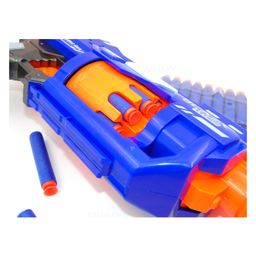 Sanjary Blaze Storm With 20 Soft Bullets Manual Function Gun Toy - Multicolour image 4