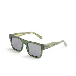 OPIUM Crystal Green Rectangular UV Protection Plastic Sunglasses for Men OP-10220-C05-52-picture-1