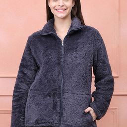 Kanvin Women Mock Collar Sweatshirt-image-51