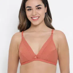 Clovia Peach Non Wired Non Padded Everyday Bra-image-5