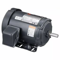 DAYTON 1-1/2 HP Three Phase Rigid Base Mount General Purpose Motor, 48ZJ88-34