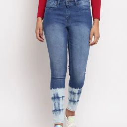 Tales & Stories Blue Mid Rise Jeans-image-72