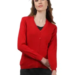 Monte Carlo Red Full Sleeves Cardigan-picture-42