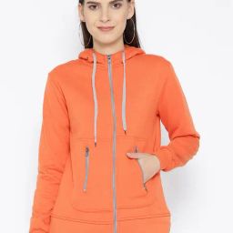Belle Fille Orange Regular Fit Jacket-picture-19