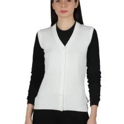 Monte Carlo White Open Front Cardigan-18