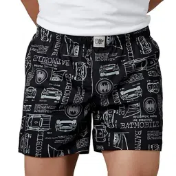 The Souled Store Black Printed Boxers-image-60