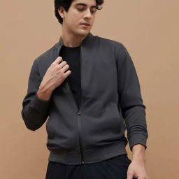 Fame Forever By Lifestyle Grey Regular Fit Bomber Jacket-picture-21