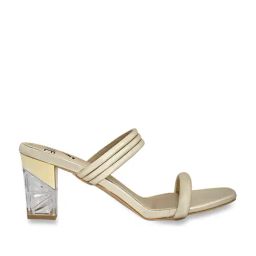 Jove Women's Gold Casual Sandals-image-14