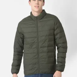 Crimsoune Club Olive Regular Fit Puffer Jacket-29