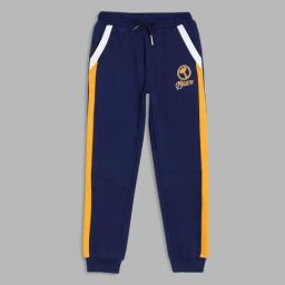 Blue Giraffe Boys Navy Cotton Color Block Trackpant-image-64
