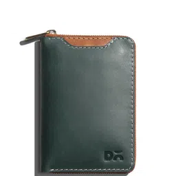 DailyObjects Unisex DailyObjects Forest Green Zip-Around Leather Wallet-82