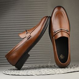 House of Pataudi Men Slip On Formal Loafers-picture-2