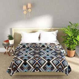 Bianca Nautical Multicolor Microfibre 250 GSM Double Bed Blanket-37