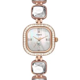 Timex Fria Women Off White Square Analog Watch - TWEL17105-19