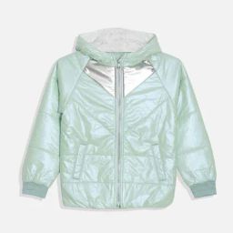 Allen Solly Girls Green Solid Full Sleeves Jacket-image-51