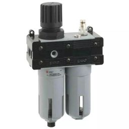 RS PRO G 3/4 FRL, Manual, Semi Automatic Drain, 20μm Filtration Size Model No 1977911-5