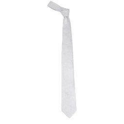 Peter England White Embroidered Tie-image-130