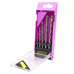 Cheston 4-10 mm Carbide Tip 5-Piece Masonry Drill Bit Set - CHBD-5-22