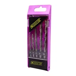 Cheston 4-10 mm Carbide Tip 5-Piece Masonry Drill Bit Set - CHBD-5 image 2