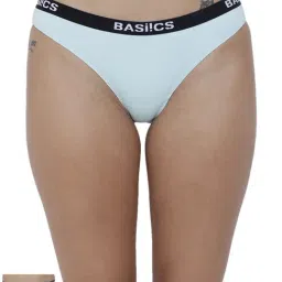 BASIICS by La Intimo Multicolor Cotton Bikini Panty( Pack Of 2 )-image-81