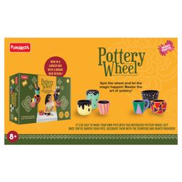 Funskool DIY Pottery Set with Tools and Paints - Multicolor-17