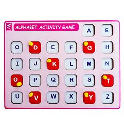 WISSEN Alphabet Activity Game Peg Puzzle - 26 Pieces-11