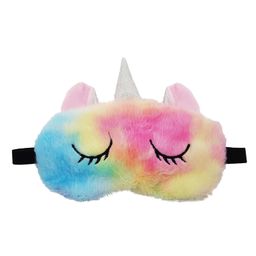 Jenna Unicorn Fur Sleeping Eye Mask - Multicolour-picture-15