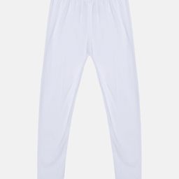 Kiddopanti  Solid Leggings - White-image-66