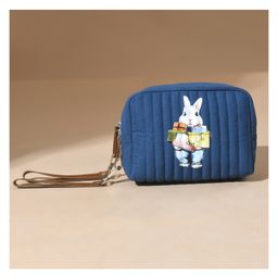 Muffa Bunny Printed Utility Kit Blue-image-78
